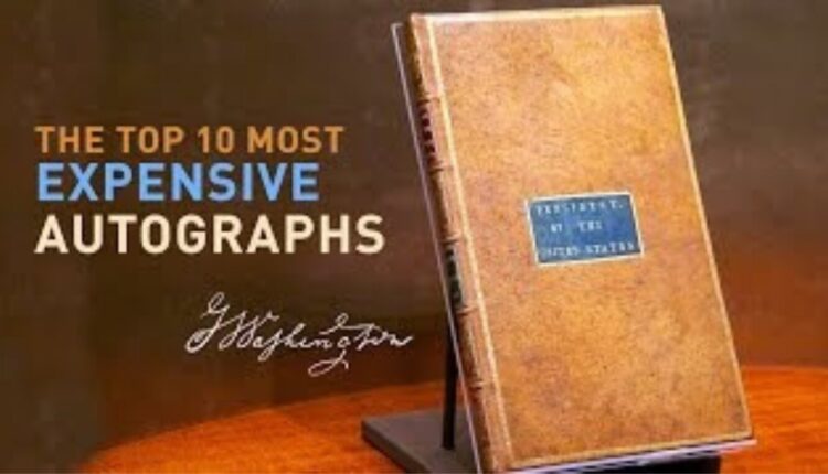 Top 10 most expensive autographs