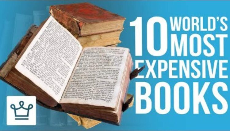 Top 10 most expensive books
