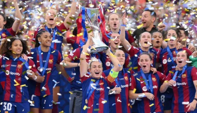 Barcelona women's retain champions league title