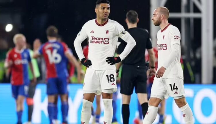 Manchester United supporters demand that Casemiro be "sold" after Michael Olise's first goal for Crystal Palace ended the Brazilian's career.