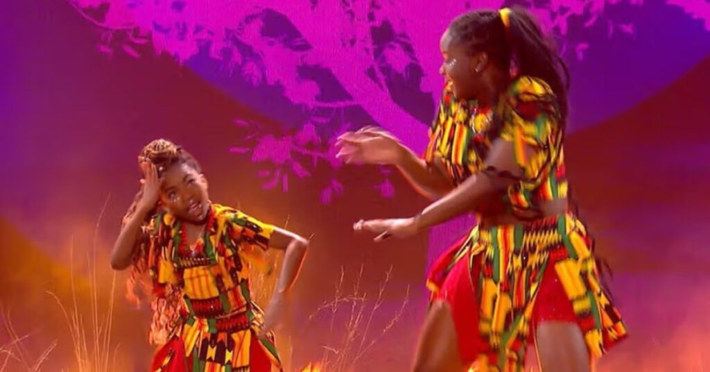 Abigail and Afronita finish 3rd in the bgt ( British got talent)