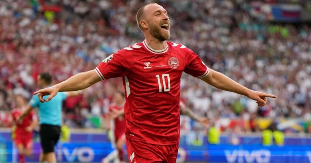 Christian Eriksen: at Euro 2024