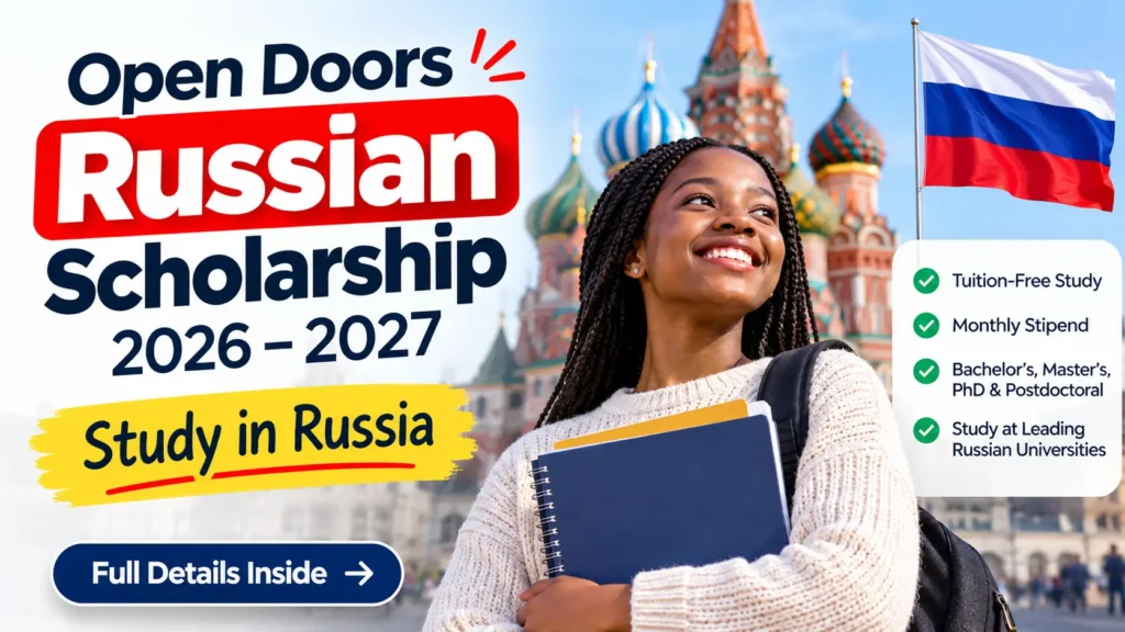 Open Doors Russian Scholarship 2027